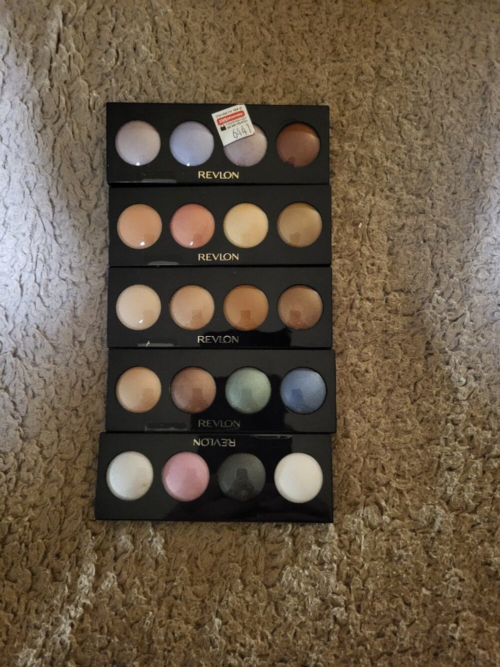 Revlon Creme Eye Shadow 5 Total New Unopened